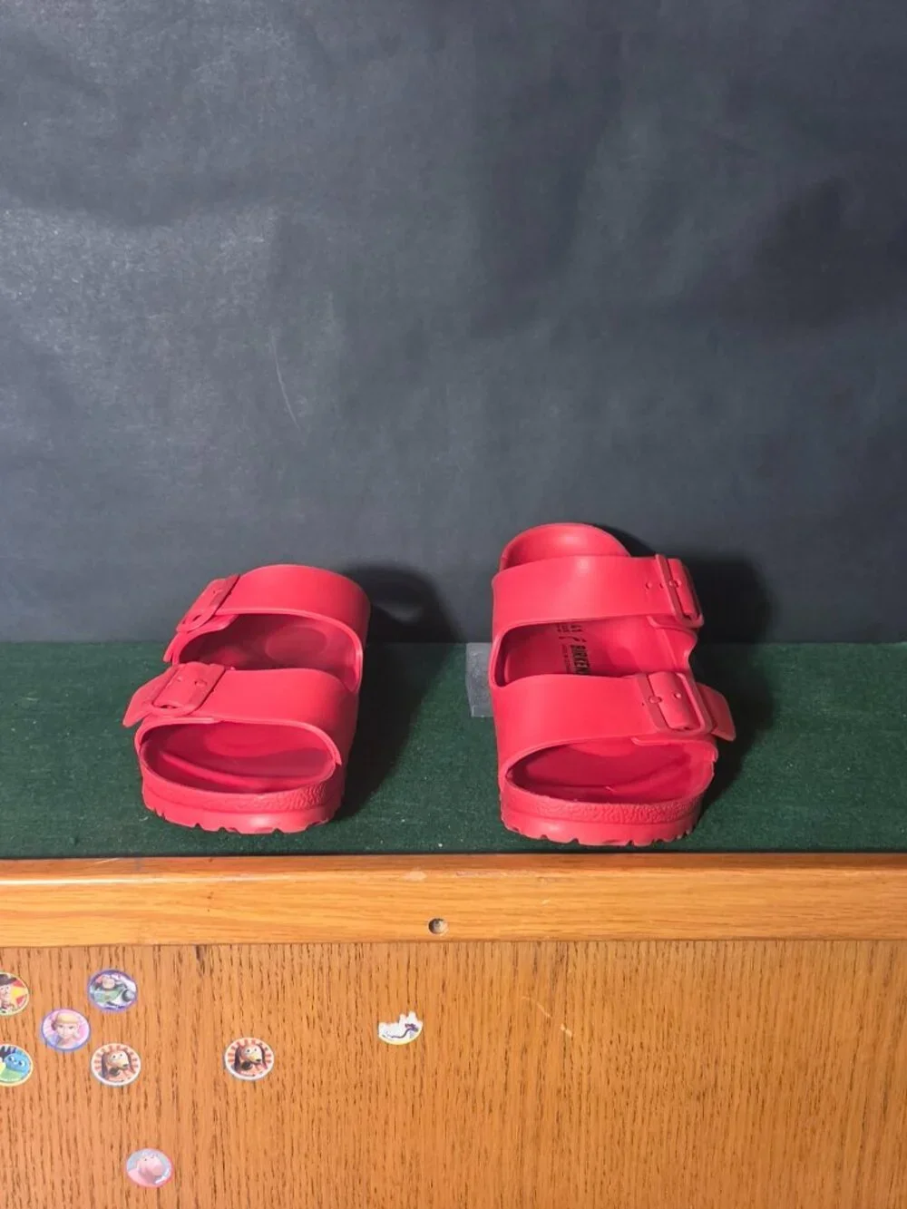 Birkenstock Arizona EVA Slide Sandals Red Waterproof